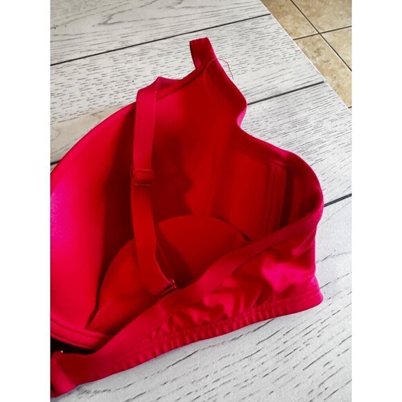 Red Cross Front Molded Underwire Bikini Top Sea Level size  12 - Picture 4 of 7